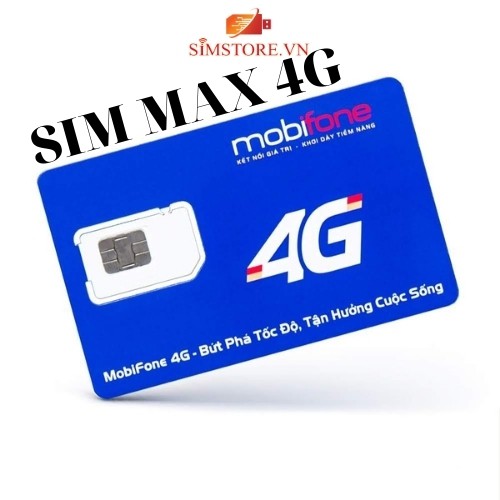 Sim 4G Mobifone không giới hạn dung lượng tốc độ cao-Sim max băng thông trọn gói - Simstore