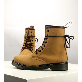 Giày 1460 cao cổ nubuck vàng