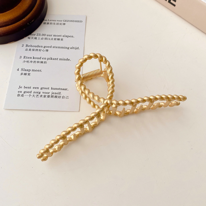 Metal hair clip elegant temperament Korea elegant large catch clip hair accessory