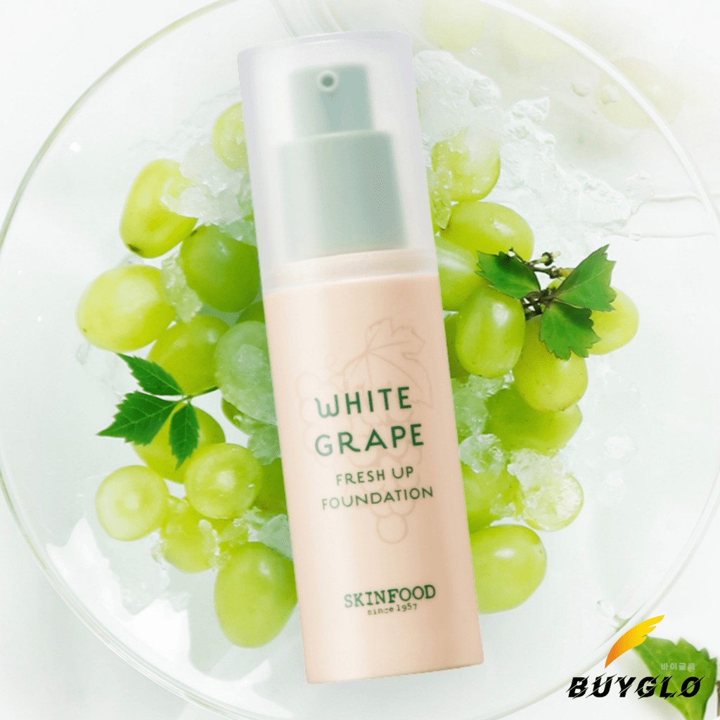 (Hàng Mới Về) Kem Nền Skinfood Chiết Xuất Nho Làm Trắng Da White Grape Foundation