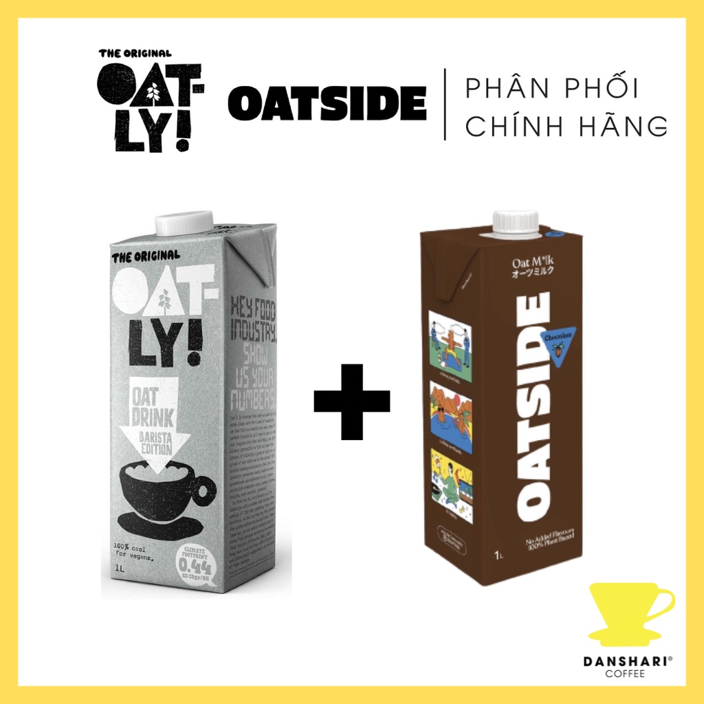 COMBO SALE - Sữa Yến Mạch Oatly Oat Milk Barista Edition + Sữa Yến Mạch