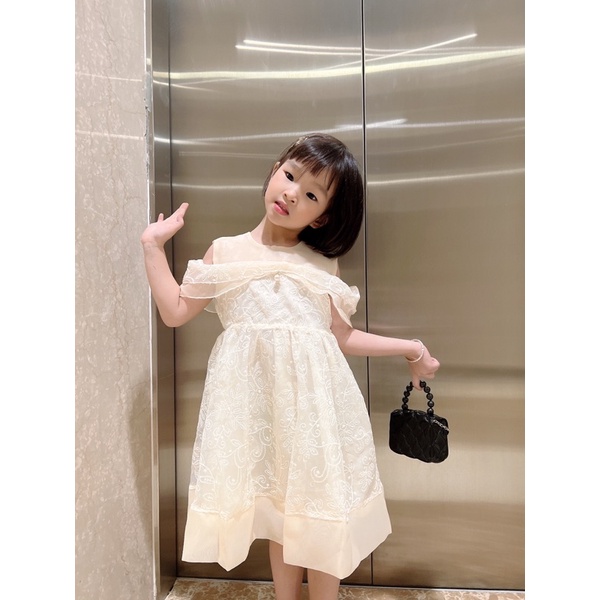 Đầm Công Chúa Trễ Vai Sang Chảnh Cho Bé Gái NIAKI - TT81