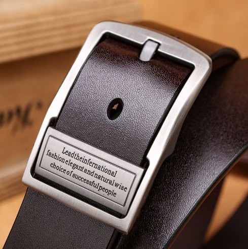 Thắt lưng nam da bò hàng hiệu khoá hợp kim cao cấp chính hãng BEKELE BOLO