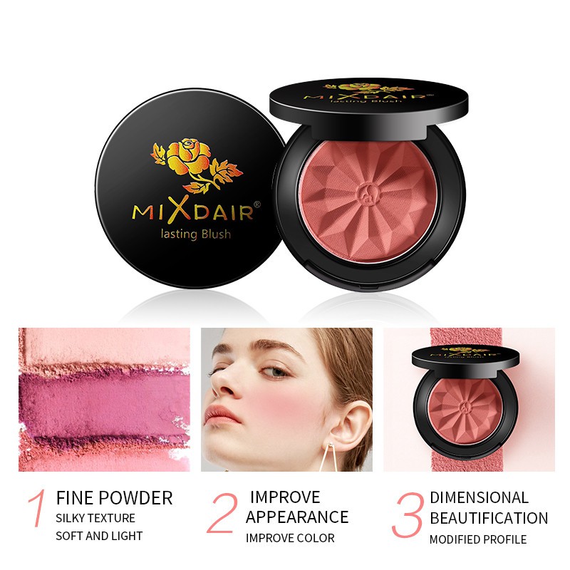 Phấn má hồng Dạng Kem MIXDAIR hiệu ứng ánh kim cương 5 tông màu tự chọn 35g | BigBuy360 - bigbuy360.vn