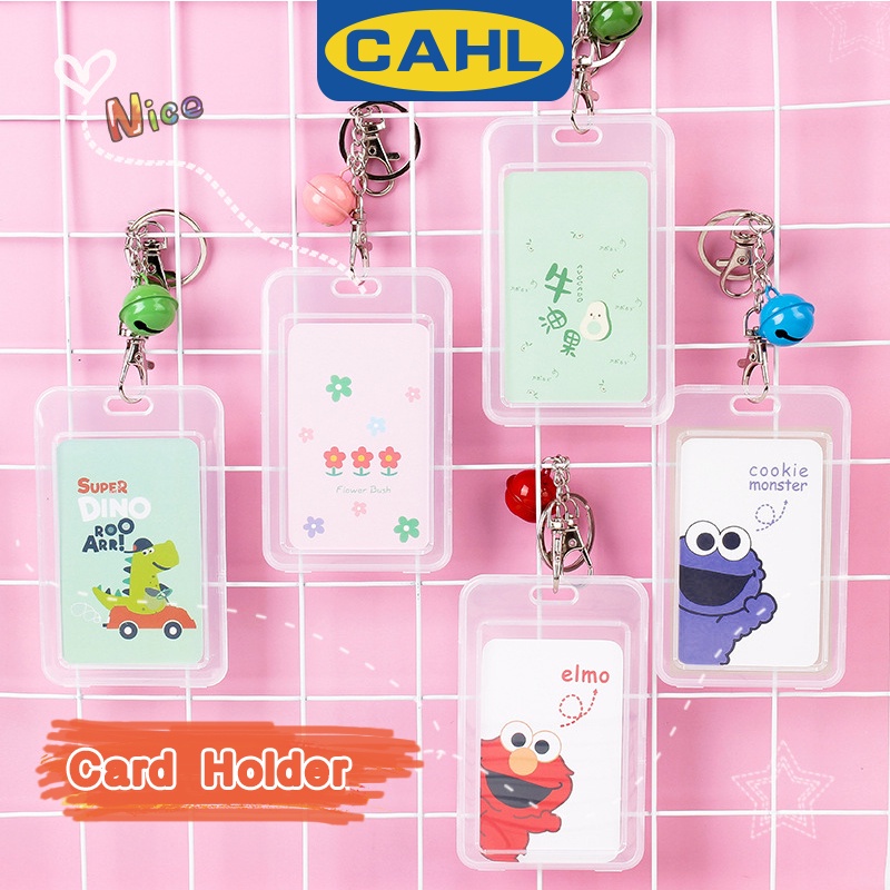 Ví Đựng Thẻ ID / Thẻ ID Trong Suốt Kèm Móc Khóa Tiện Dụng Cho Học Sinh / Văn Phòng