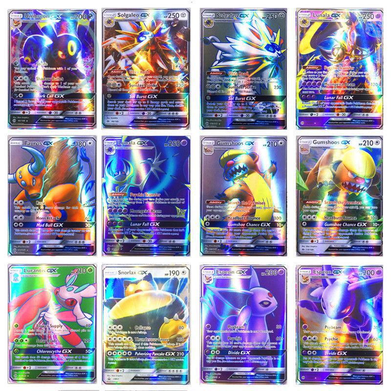 Set thẻ bài Pokemon laser lấp lánh