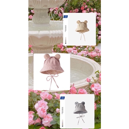 Nón Bucket tai gấu mang hai kiểu.