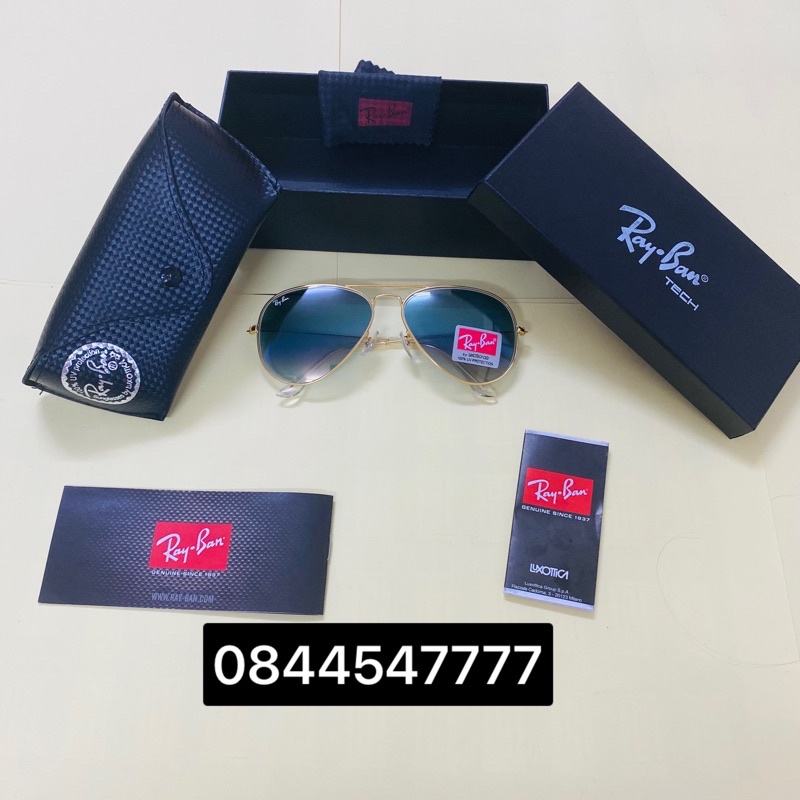 Kính Râm Nam Nữ Rayban Màu Sương Khói Mờ Nhân Ảnh- | BigBuy360 - bigbuy360.vn