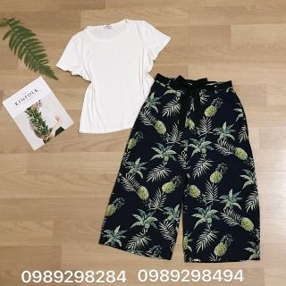 Quần lụa ống rộng Siêu Xinh (9 tấc)