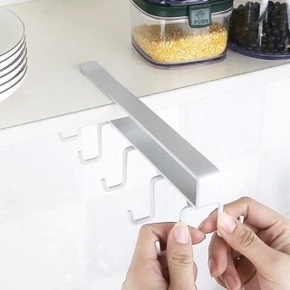 Móc treo đồ kẹp tủ bếp ĐƠN & ĐÔI