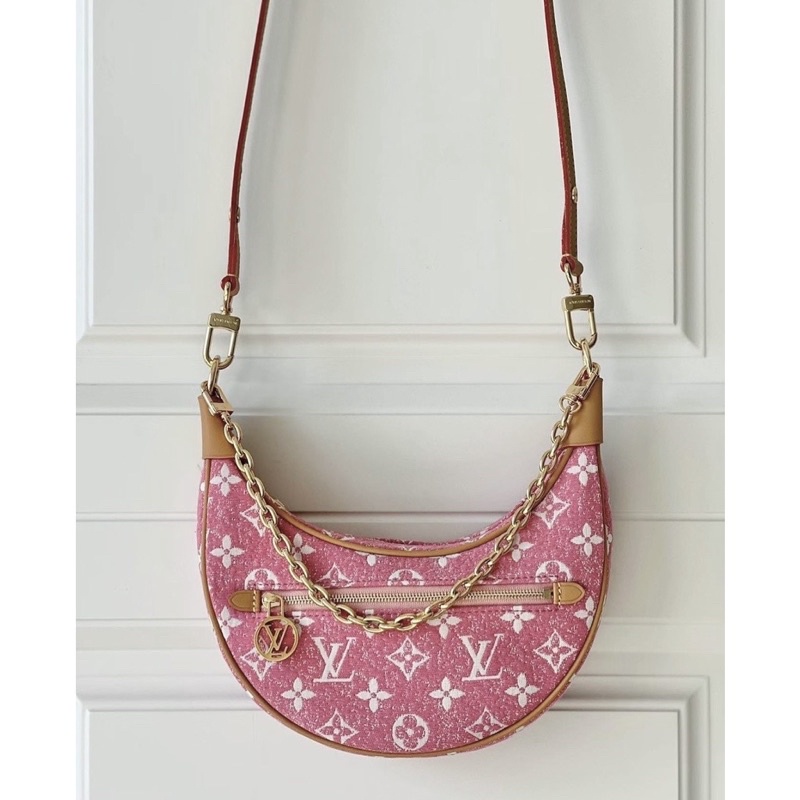 TÚI ĐEO CHÉO NỮ LV KẸP NÁCH MOON LOOP CÁNH CUNG MẶT TRĂNG SUPER FULLBOX DA THẬT SMANO BAGS