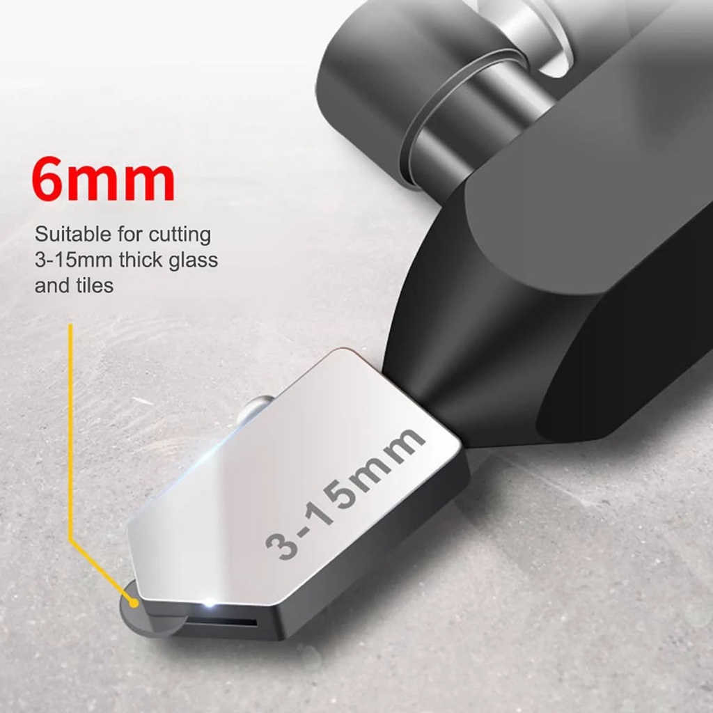 Lưỡi cắt gạch men Máy cắt kính 2 trong 1 Dao cắt kính chữ t,sử dụng để gạch men, gương, kim cương và khoáng chất