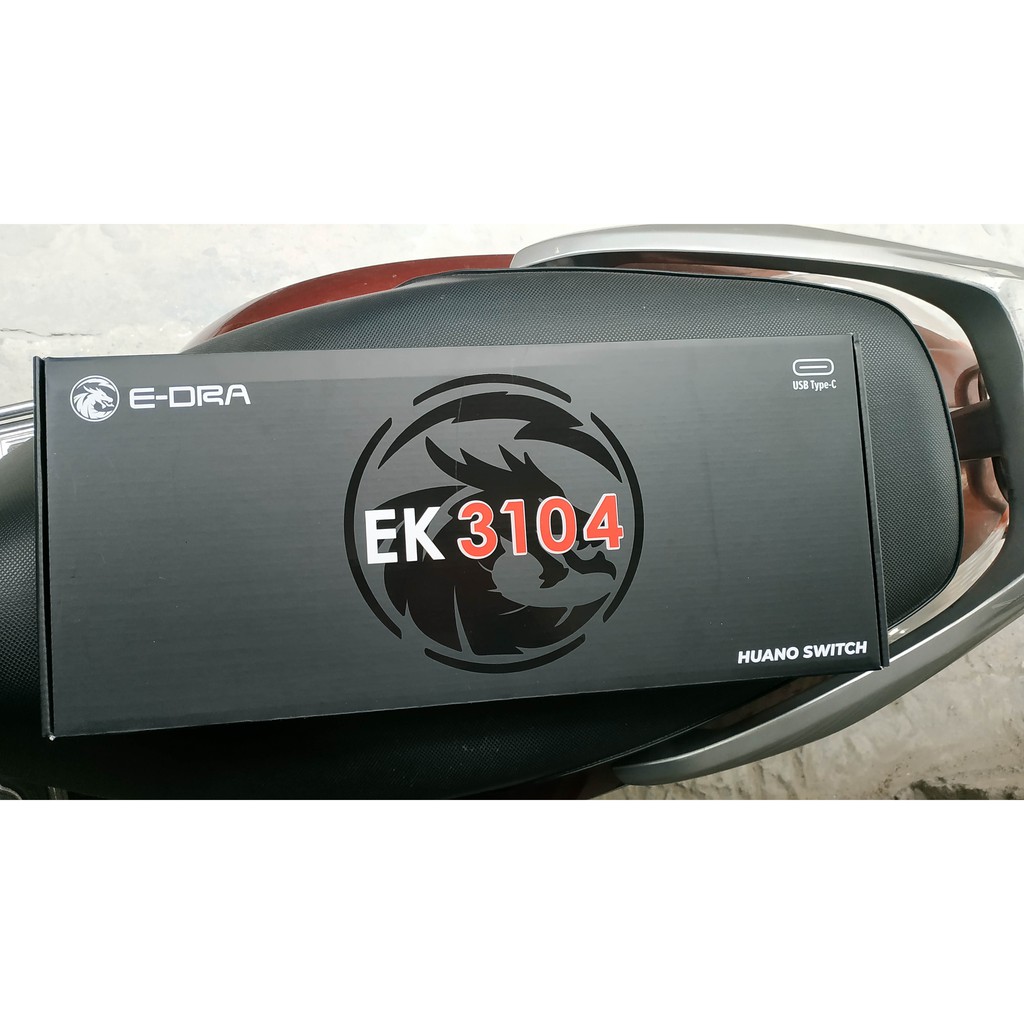 Bàn phím cơ E-Dra EK3104 Huano Switch version 2021/ Led Rainbow 7 màu  - Hàng chính hãng | BigBuy360 - bigbuy360.vn