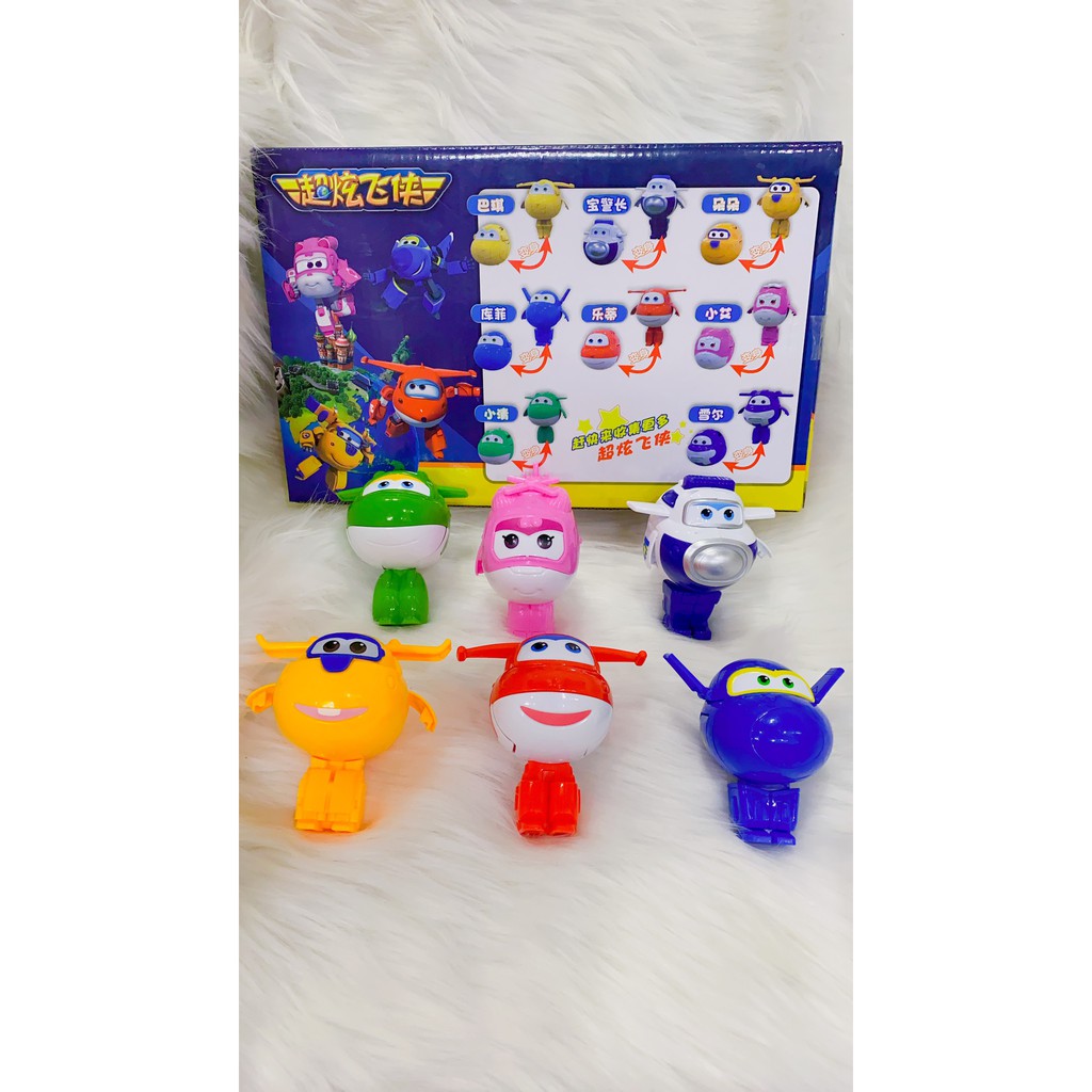 Bộ 6 con đội bay siêu đẳng - đồ chơi cho bé Mới