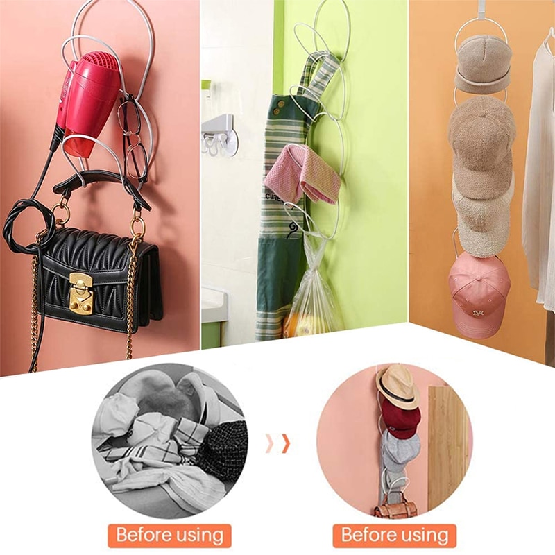 Móc treo mũ hình tròn trưng bày tiện dụng