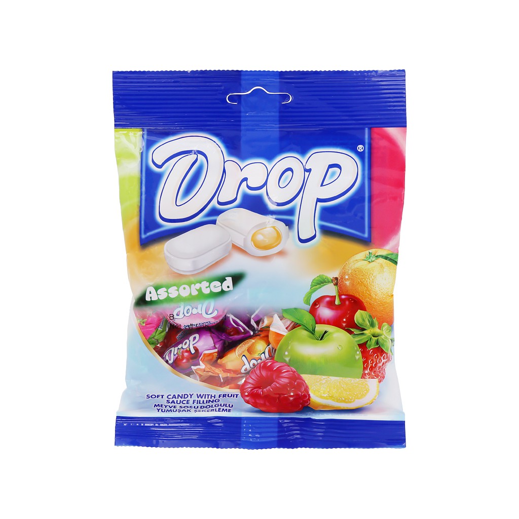 Kẹo mềm Drop nhân trái cây hỗn hợp