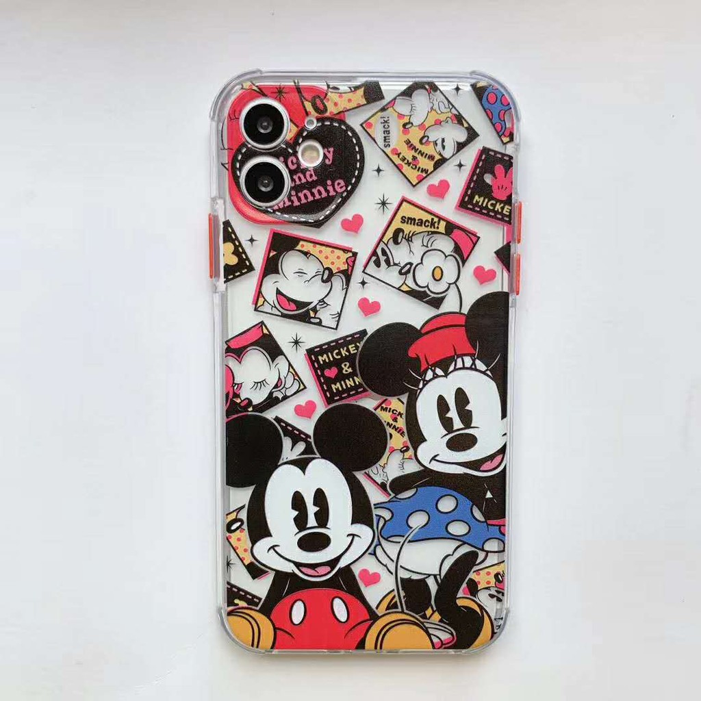 Ốp Điện Thoại Chống Va Đập In Hình Chuột Mickey Cho Iphone 12 Se2 11pro Xs Xr 8plus I7 Xs Max