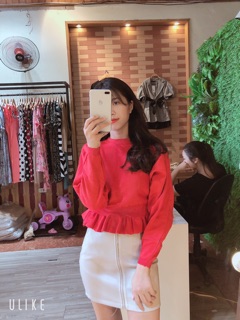 Áo len peplum chất đẹp