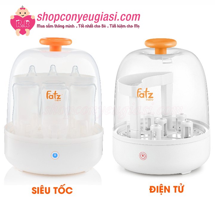 Máy Tiệt Trùng Bình Sữa Hơi Nước Siêu Tốc Fatzbaby FB4021SL