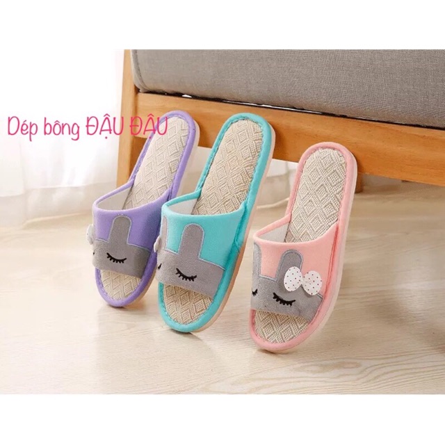 Freeship 99k TQ_COMBO 3 ĐÔI DÉP CÓI TAI THỎ