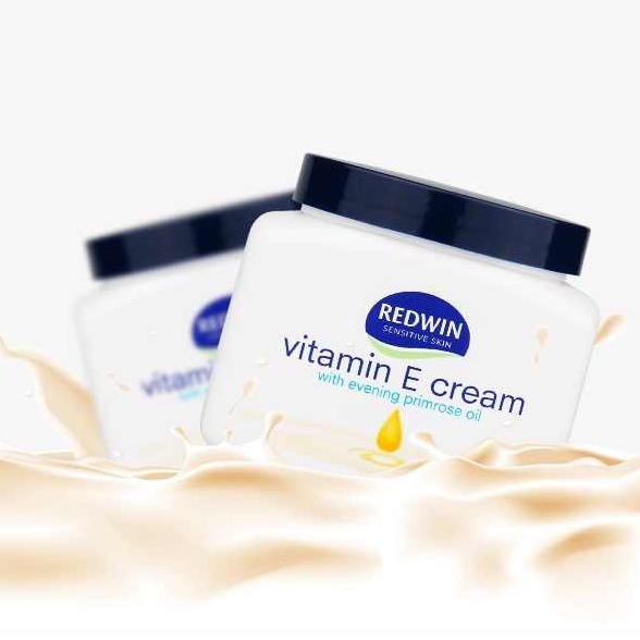 Kem dưỡng thể Redwin Vitamin E Cream Úc, dưỡng ẩm tái tạo da, giúp da mịn màng, chống nứt nẻ khô rát, 300g