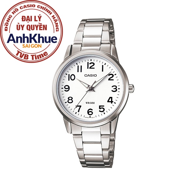 Đồng hồ nữ dây kim loại Casio chính hãng Anh Khuê LTP-1303D-7BVDF (30mm)