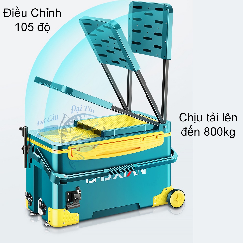 Thùng Câu Đài CHIXUAN Đa Năng Thể Tích 36 lít Cao Cấp giữ nhiệt cực tốt, thách thức mọi địa hình khi đi câu