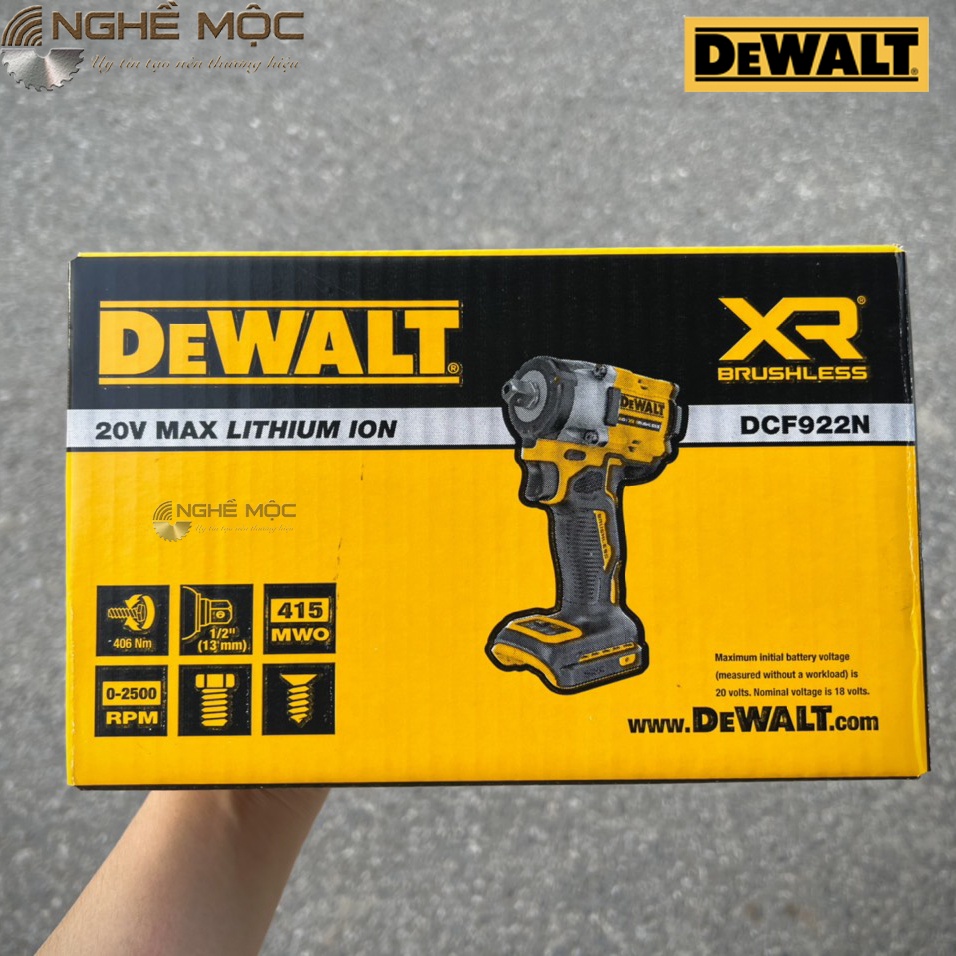 Máy siết bulong 20V max Dewalt ATOMIC DCF921