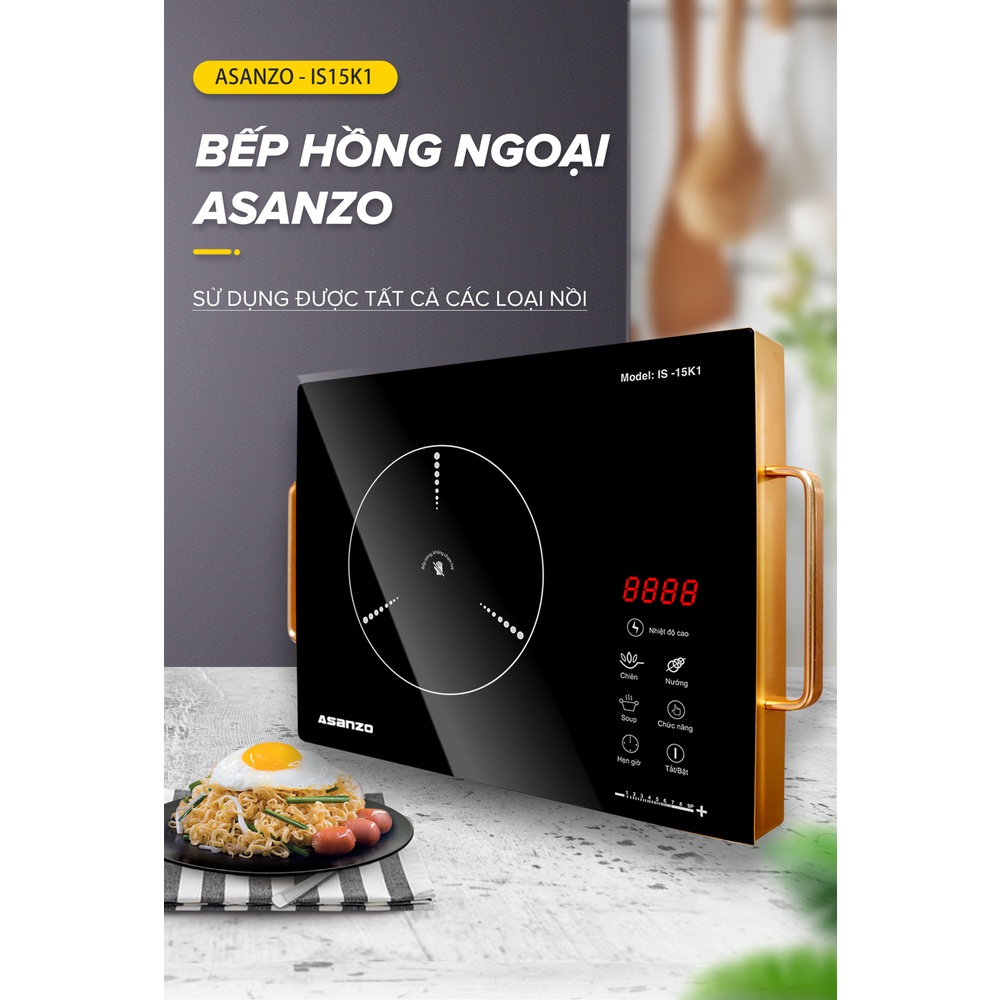 Bếp Hồng Ngoại AsanZo Cao Cấp IS-15K1 GIÁ SỈ SIÊU RẺ