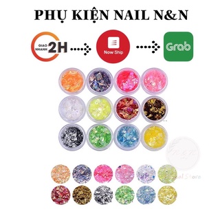 Set 12 hủ xà cừ giấy đắp ẩn trang trí móng