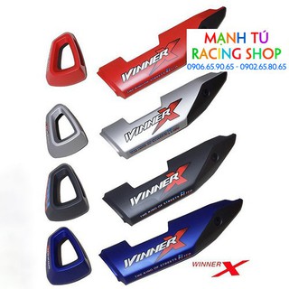 Ốp pô chụp đuôi pô winner X sơn tem