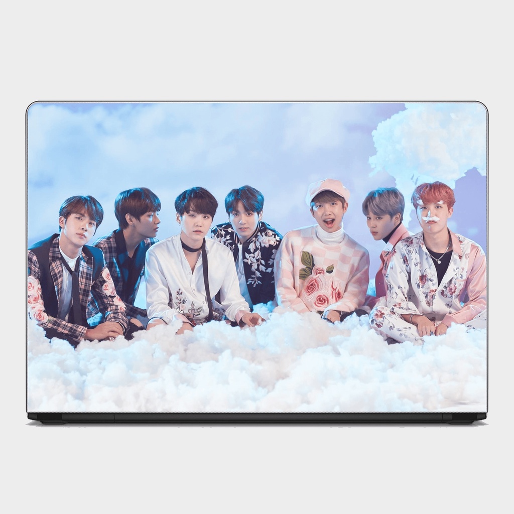 [SKIN BTS] Skin dán Laptop in hình nhóm nhạc BTS. Đủ các dòng máy: Asus, Acer, Dell, HP,.. In hình theo yêu cầu