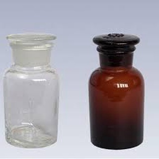 Chai thủy tinh nút mài, lọ thủy tinh nút mài nắp đậy MIỆNG RỘNG