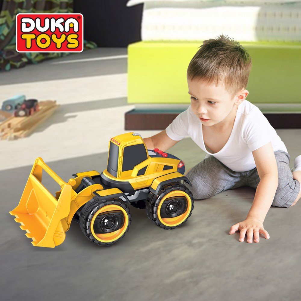 Đồ Chơi Duka: Xe Công Trình Có Nhạc, Đèn - Xe Xúc Lật (806036)