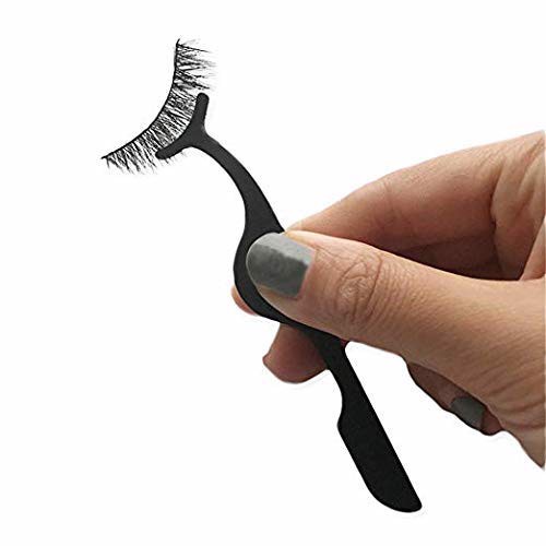 Nhíp Gắn Lông Mi Giả Kim Loại MAANGE False Eyelashes Applicator Tool NDT (Đầu Ngang)