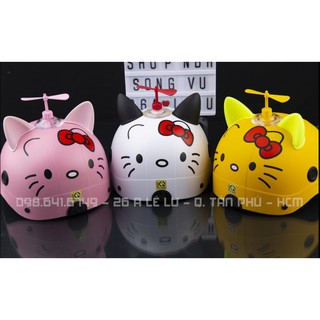 Nón bảo hiểm Hello Kitty nhám cute có phụ kiện
