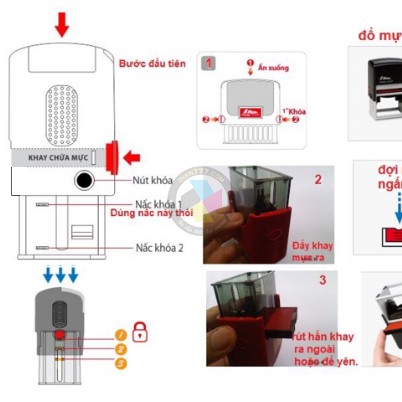 Con dấu ngày tháng năm_Dấu số xoay hiệu Shiny N58_Gồm 8 số  - Số cao từ 3mm_mực chuyên dụng đóng lên mọi chất liệu