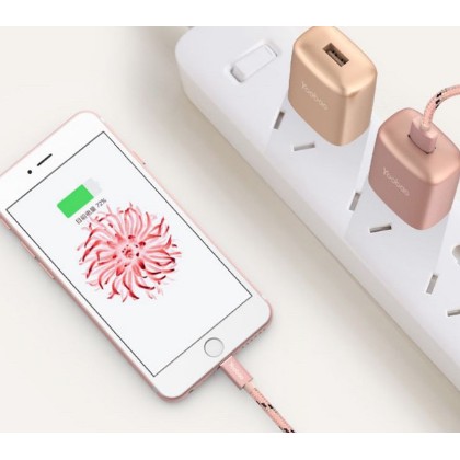 Cốc sạc củ sạc 1 cổng USB 5v/2,1A dùng cho điện thoại, máy tính bảng, sạc dự phòng... YOOBAO 721