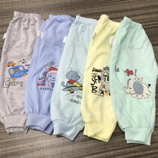 Quần chục dài cotton mông thú cho bé .