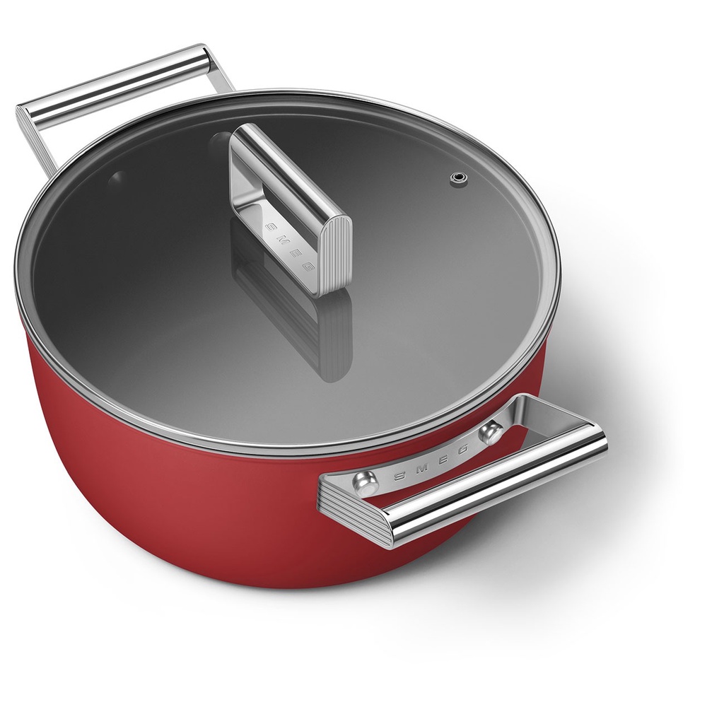Nồi Casserole Smeg CKFC2411CRM 24cm dung tích 4.6L, made in Italy
