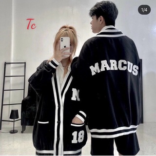 Áo Khoác Viền Chữ M Fom Thụng