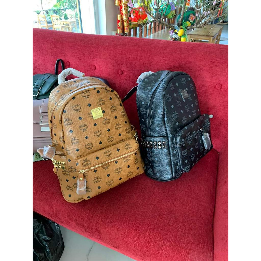 Balo đi học thời trang nam nữ MOM đựng vừa sách vở laptop dây bản to size 36