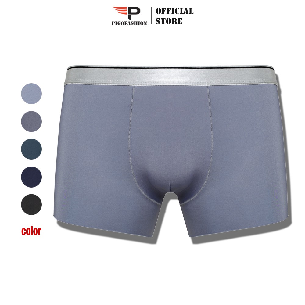 [Mã LTBAUAB19 giảm 7% đơn 99K] Quần lót boxer nam lưng thun dáng quần không viền đường may QLBX02 PigoFashion