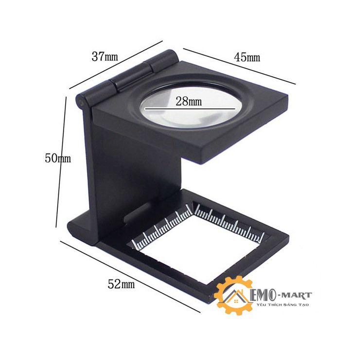 [ HOT SALE ] Kính lúp mini 10X có thước đo