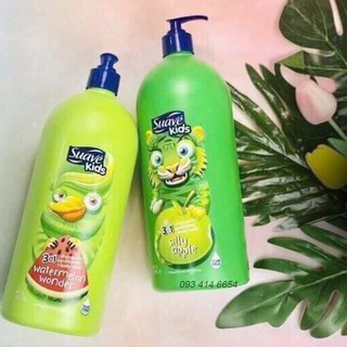 TẮM GỘI XẢ TRẺ EM SUAVE KIDS 3in1 1,18ML DATE 2022