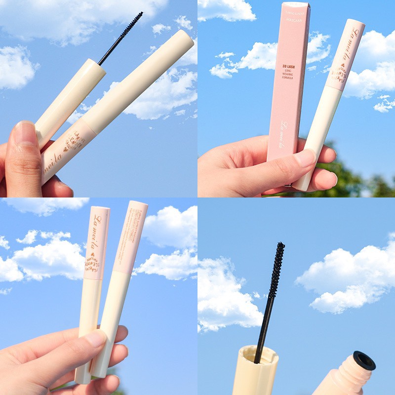 MASCARA SIÊU VI 3D HỒNG Lameila long lasting eye makeup nội địa chuốt mi lâu cong dài dày mi sỉ tốt NGỰA BEAUTY