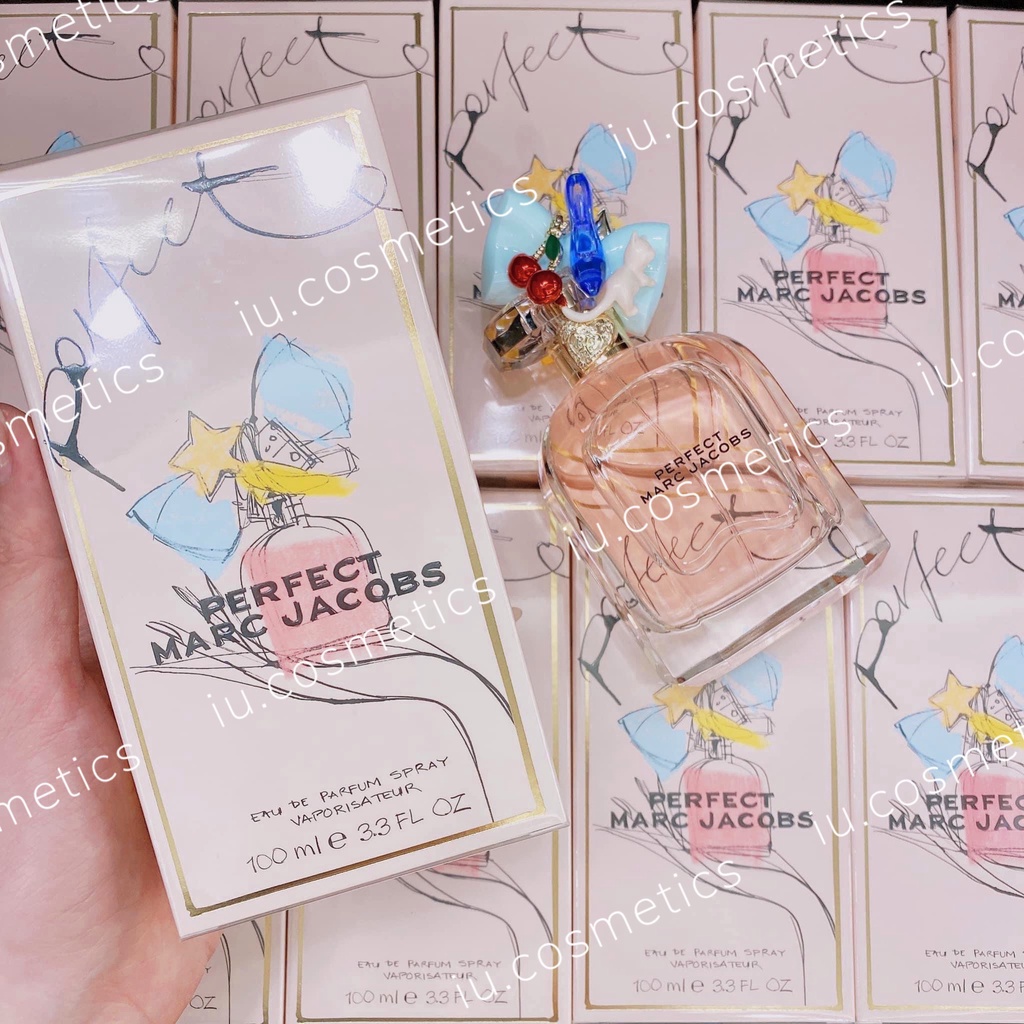 Nước Hoa Nữ Marc Jacobs Perfect EDP 100ml - Dầu thơm hương hoa cỏ nữ tính gợi cảm lưu hương lâu - iu.cosmetics