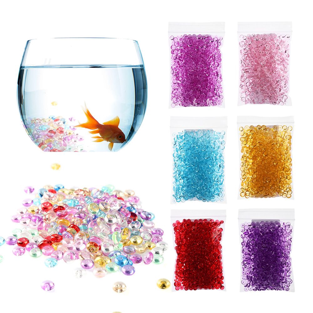 Set 500 hạt nhựa dùng làm đầy bình hoa trang trí