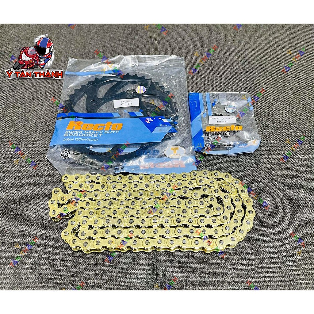 nhông sên đĩa recto xe taurus 0592