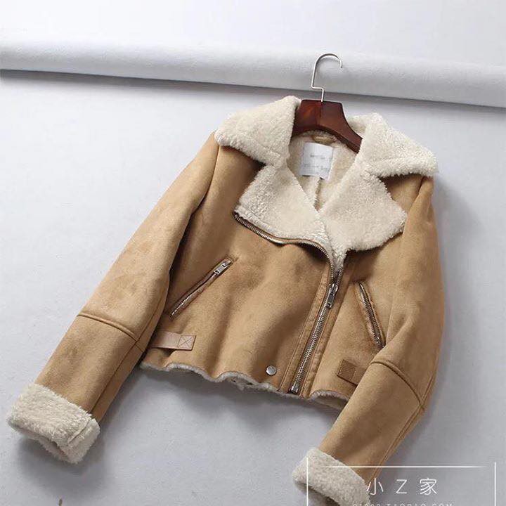 Áo khoác da lộn BSK xuất